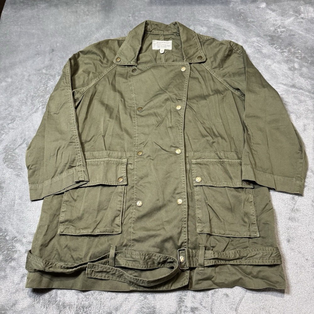 Current Elliott Womens The Infantry Jacket Army Green Size 0 Utility Boho Grunge